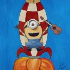 "Se trata de un cohete a modo de propulsor que hace ascender a Stuart hasta sus sueños. El cohete habla de la fuerza del deseo y la alegría enfocada a la ayuda. El deseo de padre e hijo es que todos contribuyan con fuerza, alegría e ingeni...