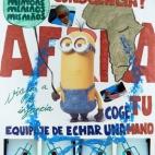 “Este dibujo brota del puro amor porque lo hice con mis dos hijos. El punto de partida fue el niño de la maleta, una noticia que nos impactó a todos. Mis hijos y yo dibujamos con el pulso de nuestras manos pero sobre todo con el del corazo...