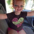 "No uso maquillaje. ¡Creo que esto se lo hizo con rotulador!"