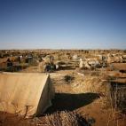 Campo de refugiados en Chad, África.