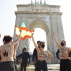 Femen trata de boicotear un acto franquista en Madrid