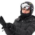 Durante una jornada de esquí en la estación invernal de Astún, en el Pirineo de Huesca.