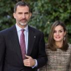 En un acto en el Museo Thyssen-Bornenisza de Madrid, el mismo día que se dio a conocer al fallo del Caso Noos en la que la infanta Cristina fue condenada a pagar una multa e Iñaki Urdangarin a seis años y tres meses de cárcel.