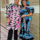 Junto a Rappel en la grabación de un programa de televisión.