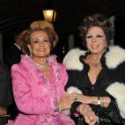 Carmen Sevilla y Marujita Díaz durante la celebración del 80 cumpleaños de la primera.