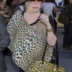 En el funeral de Sara Montiel.