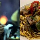 INGREDIENTES: 160 g. noodles, 500 ml. de agua, 100 ml. salsa de soja, 1/2 pimiento rojo, 1/2 pimiento verde, 1/2 cebolla, dos filetes de ternera, 80 g. setas, aceite, sal y pimienta. Mira aqu&iacute; la receta...