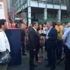 Dimitris Koutsoumpas, secretario general del KKE, los comunistas griegos.