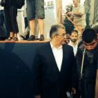 Dimitris Koutsoumpas, secretario general del KKE, los comunistas griegos.