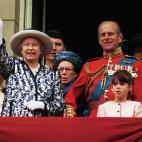 Durante el desfile del estandarte en 1998.