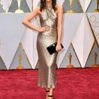 Vestida de la firma española Pronovias