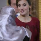 En la recepción al cuerpo diplomático