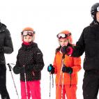 Durante una jornada de esquí en la estación invernal de Astún, en el Pirineo de Huesca.