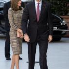 En un acto en el Museo Thyssen-Bornenisza de Madrid, el mismo día que se dio a conocer al fallo del Caso Noos en la que la infanta Cristina fue condenada a pagar una multa e Iñaki Urdangarin a seis años y tres meses de cárcel.