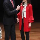En el Museo Reina Sof&iacute;a durante la ceremonia de entrega de las acreditaciones correspondientes a la s&eacute;ptima promoci&oacute;n de embajadores honorarios de la Marca Espa&ntilde;a.