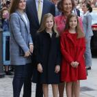 En la misa de Pascua celebrada en la catedral de Palma de Mallorca.