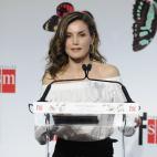 En la entrega de los premios de literatura infantil y juvenil 'El Barco de Vapor'.