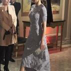 En la celebraci&oacute;n del 60&ordm; aniversario de la agencia de noticias Europa Press, con vestido de Nina Ricci y 'coleta bubble'.