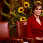 Durante el discurso de Felipe VI en Westminster, en la visita oficial al Reino Unido de los reyes de Espa&ntilde;a.