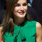 Inaugurando los cursos de verano de la Fundaci&oacute;n Princesa de Asturias en Oviedo.