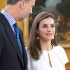 En una audiencia en el palacio de la Zarzuela.