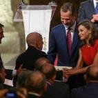 En Cuenca, en la entrega de los Premios Nacionales de Cultura 2016.