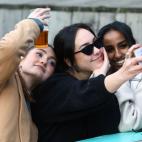 Selfi entre pintas (el vaso parece medio lleno)