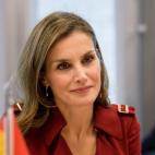 En una reuni&oacute;n con la OMS en Ginebra, Suiza.