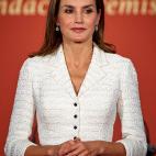 En la entrega de los premios Rey Jaime I en la Lonja de Valencia.