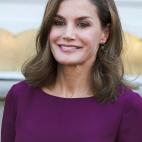 En el almuerzo en el Palacio del Pardo de Madrid con el presidente de Israel, Reuven Rivlin, y su mujer, Nechama Rivlin.