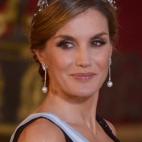 En la cena de gala en honor al presidente de Israel, Reuven Rivlin, y a su mujer, Nechama Rivlin, en el Palacio del Pardo de Madrid.