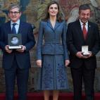 En los premios Reina Letizia de Discapacidad en el Palacio del Pardo.