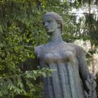 Algunas de las esculturas fueron dañadas durante el final de la Unión Soviética.