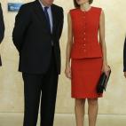 Junto a Juan Vicente Herrera en un evento de la Asociación Española contra el Cáncer, en Burgos.