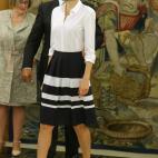 Durante la celebración de varias audiencias en Zarzuela