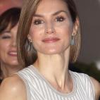 A su llegada al aeropuerto de México, en la primera visita de Estado de los Reyes a América.