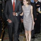 De visita de Estado en Francia, en un encuentro con empresarios.