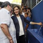 Visitando un proyecto de aguas en la Isla de Mendez, El Salvador