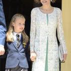 Con la princesa Leonor, en el día de su Primera Comunión