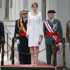 En un acto de reconocimiento a la labor desarrollada por la Guardia Civil en el País Vasco celebrado en el acuartelamiento del barrio vitoriano de Sansomendi.