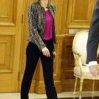 Durante una reunión con la Comisión Nacional para la Racionalización de los Horarios (Arhoe)