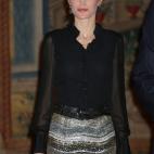 En la recepción de Bachellet en El Pardo.