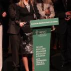 En un reunión de la Asociación Española contra el Cáncer en San Sebastián.