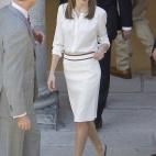 Durante una audiencia a los participantes de la Ruta BBVA (antigua Ruta Quetzal) 2014.