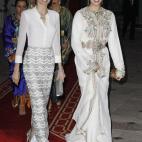 En Rabat, en una cena gala con motivo de la primera visita oficial de Felipe y Letizia a Marruecos como reyes.