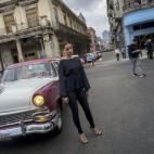 En el desfile de Chanel en La Habana (Cuba)