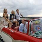 En el desfile de Chanel en La Habana (Cuba)