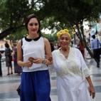 En el desfile de Chanel en La Habana (Cuba)