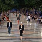 En el desfile de Chanel en La Habana (Cuba)
