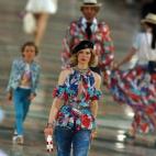 En el desfile de Chanel en La Habana (Cuba)